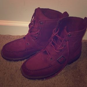 Polo burgundy boots